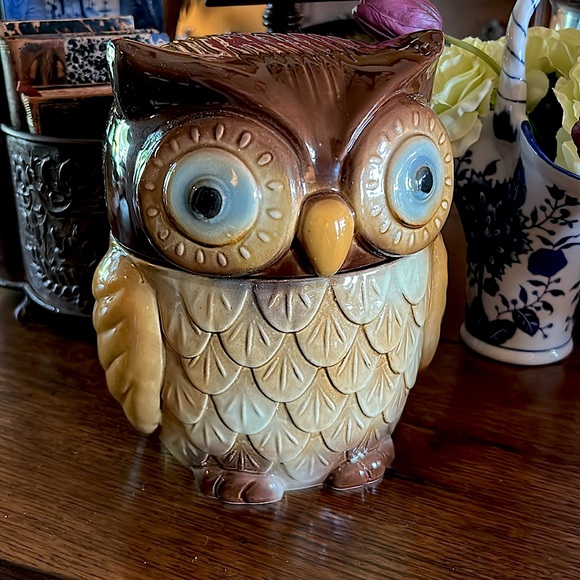 Vintage Owl Cookie Jar - Picture 1 of 8